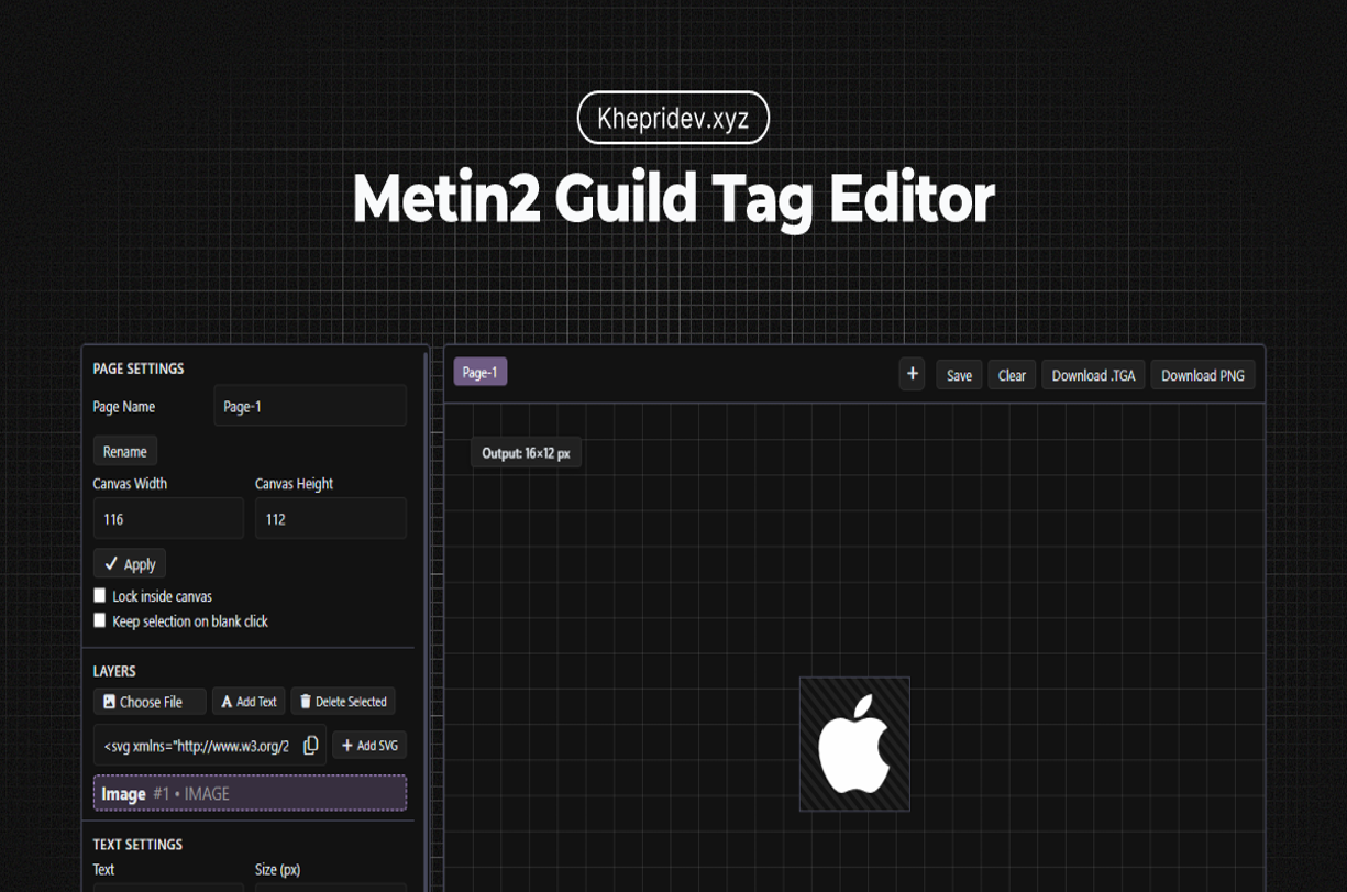 Metin2 Guild Tag Editor